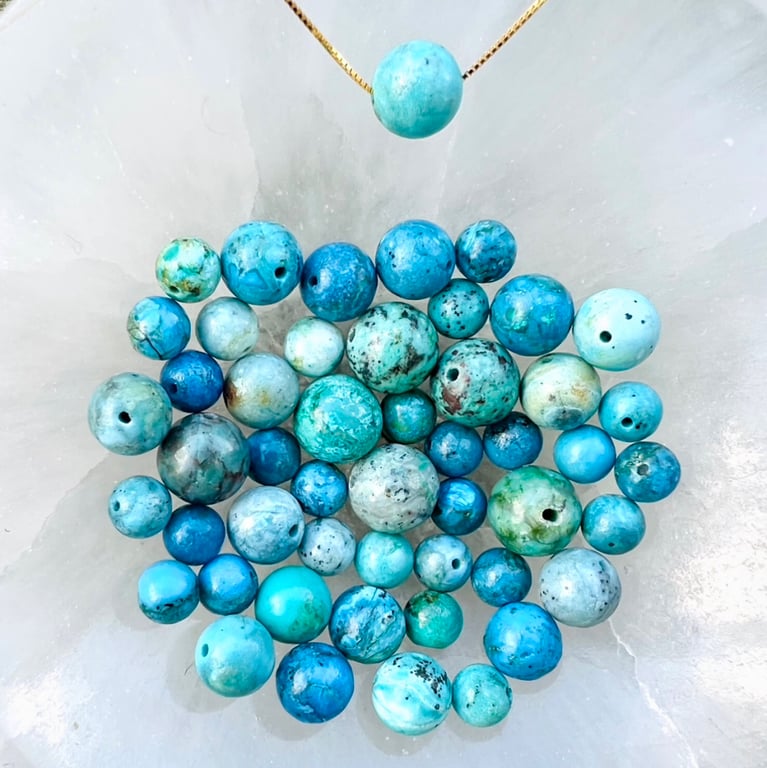 Chrysocolla- vedhæng