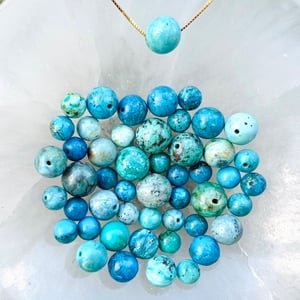 Chrysocolla- vedhæng – produktbillede