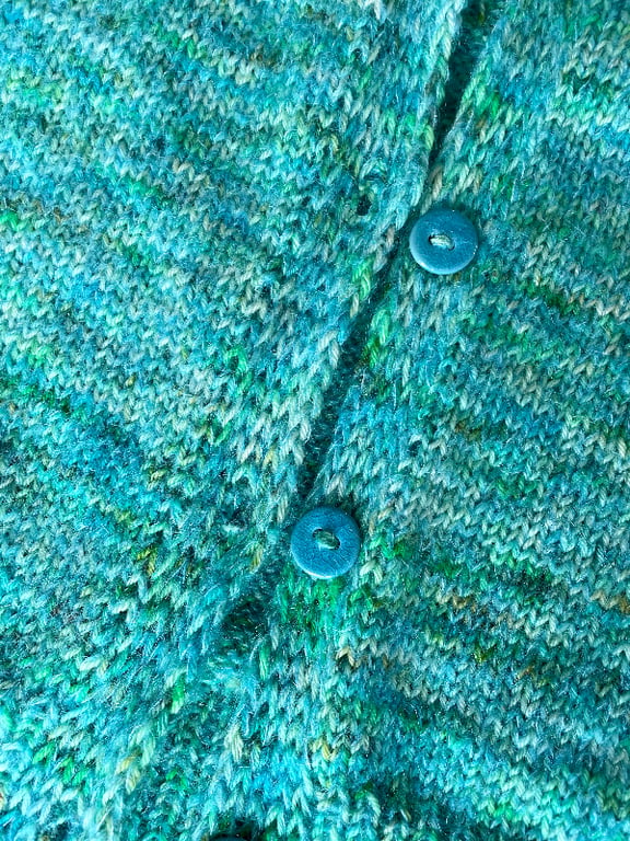 Snirkelcardigan billede 3