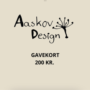 Gavekort  – produktbillede