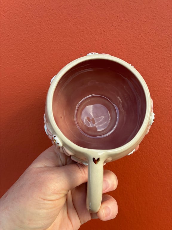 Stor blomsterkop med guld billede 3