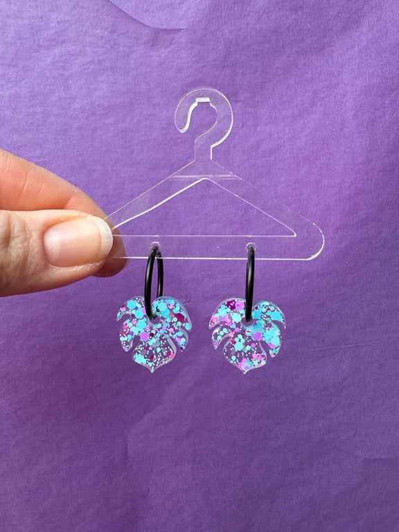 Smukke mini monstera i creol (bubblegum)