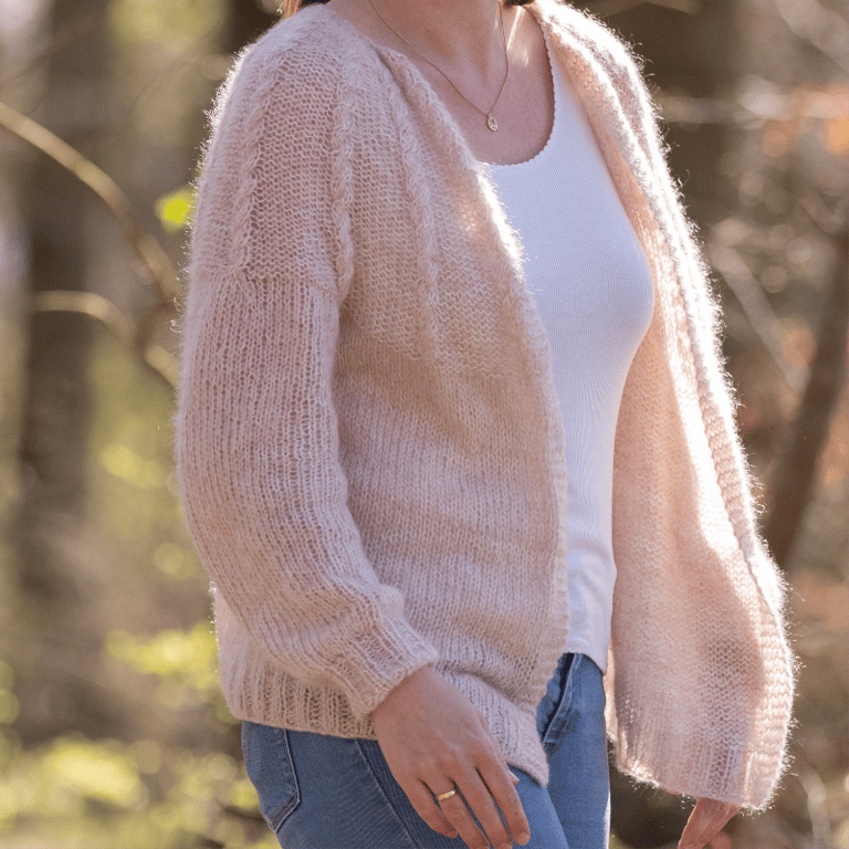 It´s a knit cardigan -Strikkeopskrift (dansk PDF) billede 2