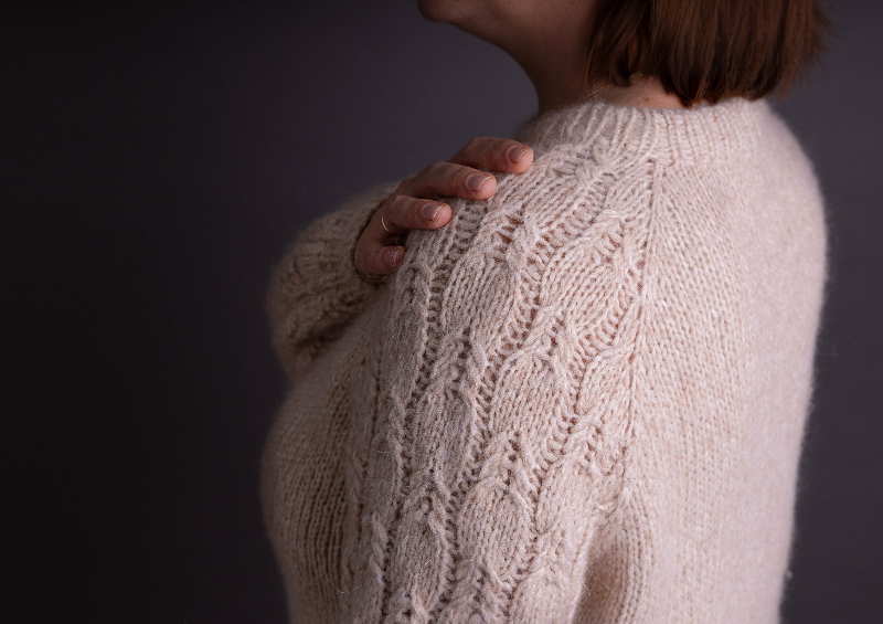 Sea Foam Sweater - Strikkeopskrift PDF Dansk billede 4