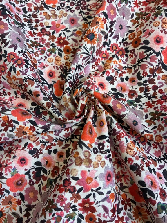 Fin poplin m print  billede 3