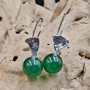 Unika agat ørekroge  – produktbillede