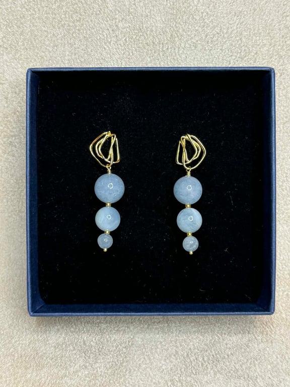 Skye - Øreringe (Forgyldt Sterling Sølv)