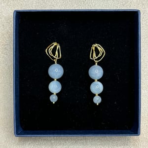 Skye - Øreringe (Forgyldt Sterling Sølv) – produktbillede