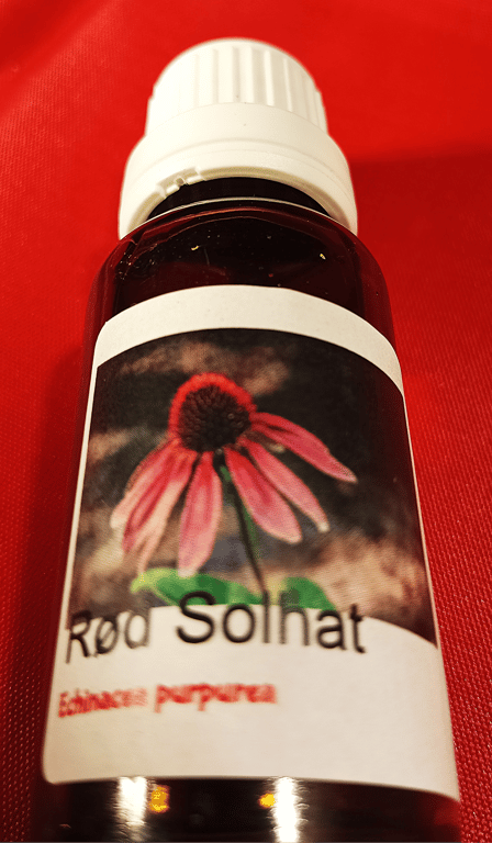 Tinktur   Rød Solhat   Enchinacea dråber