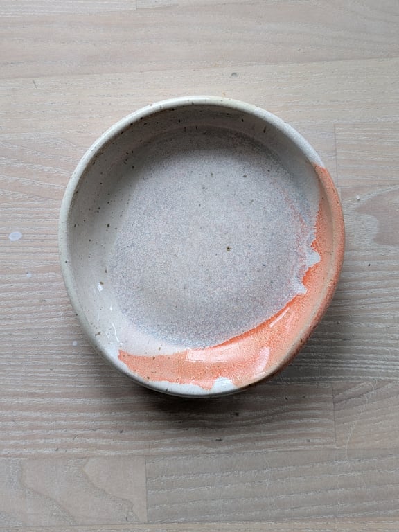 spoon rest orange/beige