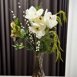 Hvid buket  – produktbillede