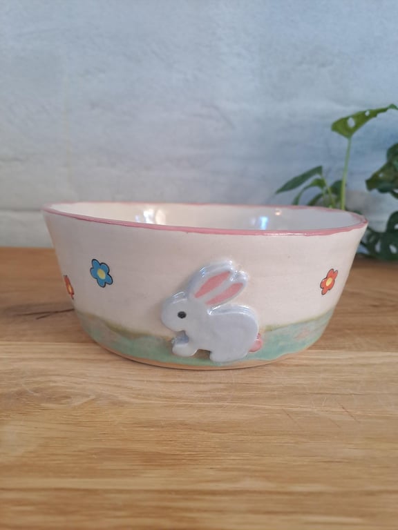 Påskeskålen er 7 cm høj og 18 cm bred. billede 2