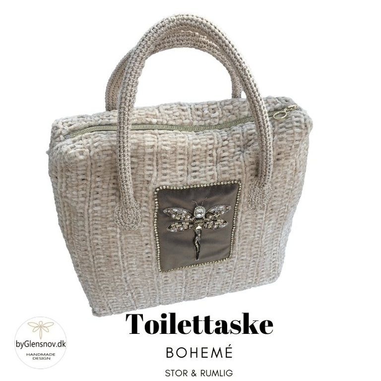 Toilettaske - Boheme Råhvid billede 3