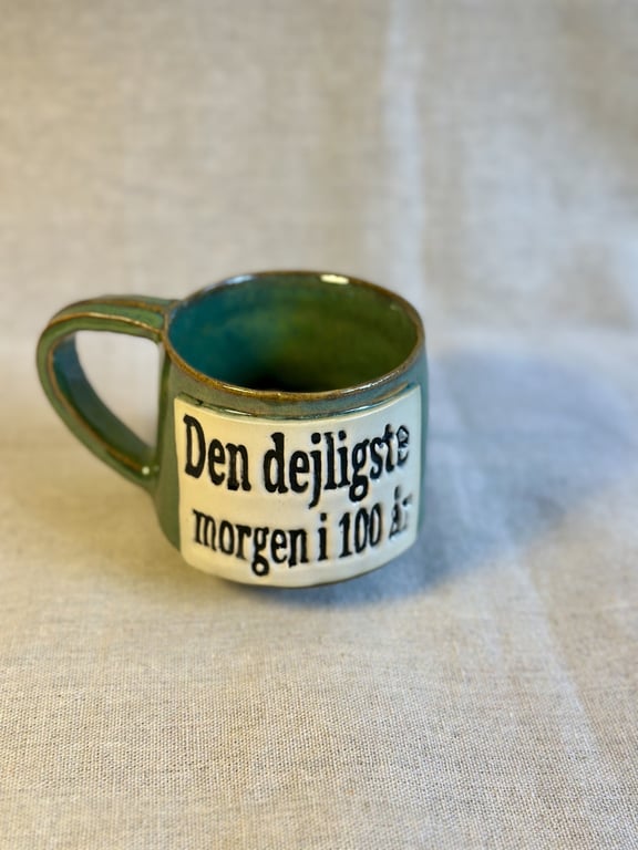 Pre-order Dejligste morgen kop, grøn  billede 2