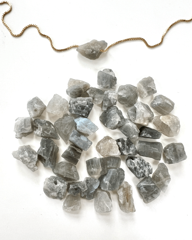 Labradorit RAW- vedhæng billede 2