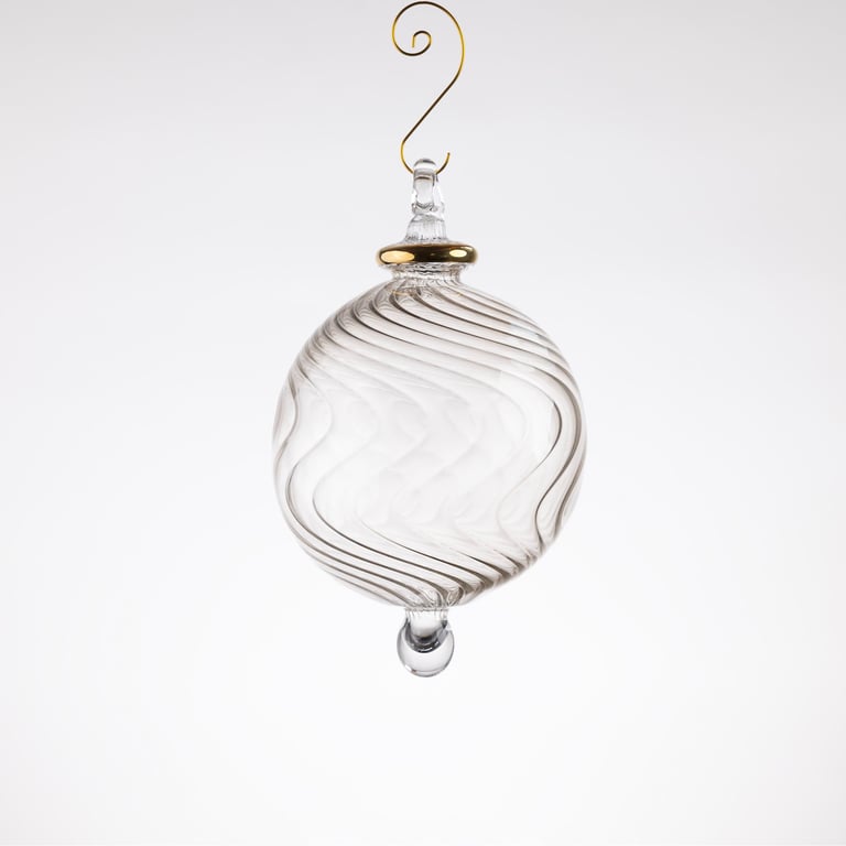 JULEKUGLE DESIGN 1030 COFFEE MED GULD billede 2