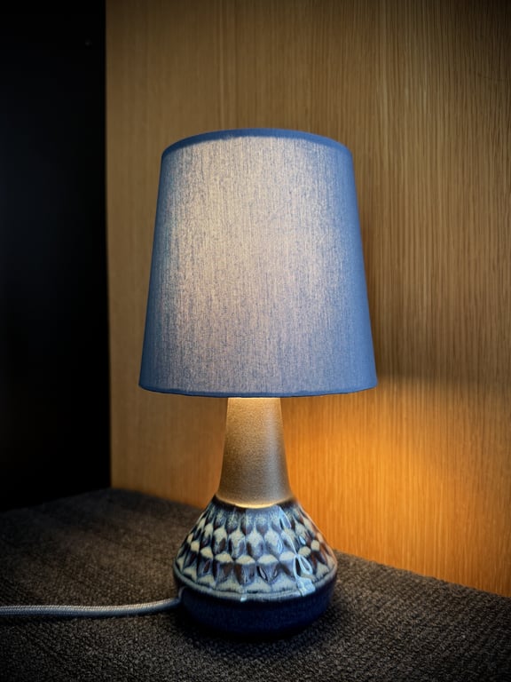 Upcycled vintage bordlampe - Søholm Keramik billede 3