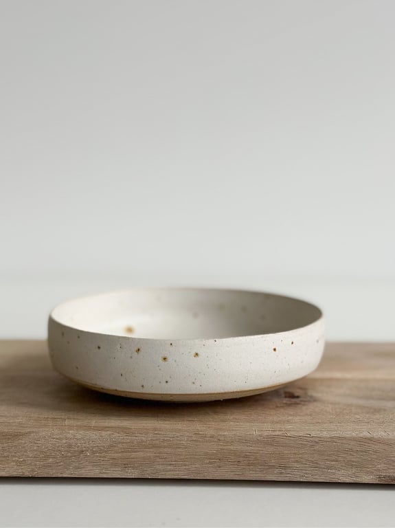 Mini serveringsskål - hvid