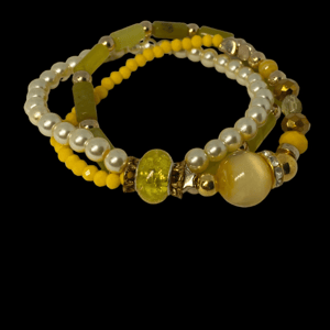 Gult armbånd – produktbillede