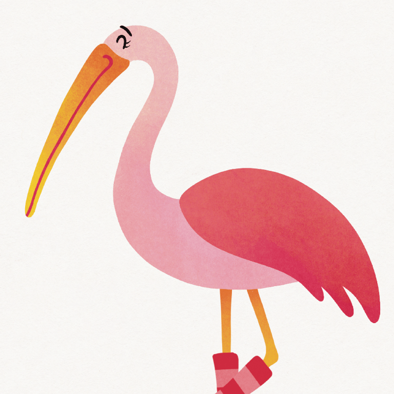 Varme flamingotæer – plakat billede 4