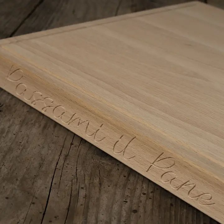 "Passami il pane"- Skærebræt i bøgetræ billede 3
