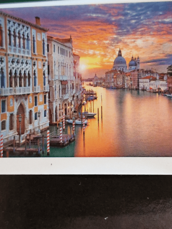 Venedig ved solopgang den er 30×40 