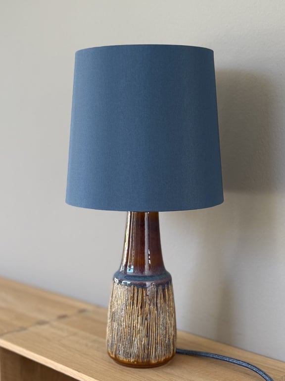 Upcycled vintage bordlampe - Søholm Keramik