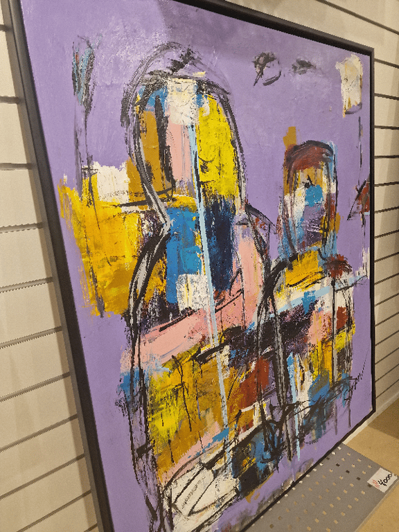 #1251  100x120 cm  SOLD billede 3