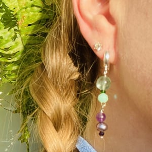 Ametyst og Grøn Fluorit – produktbillede