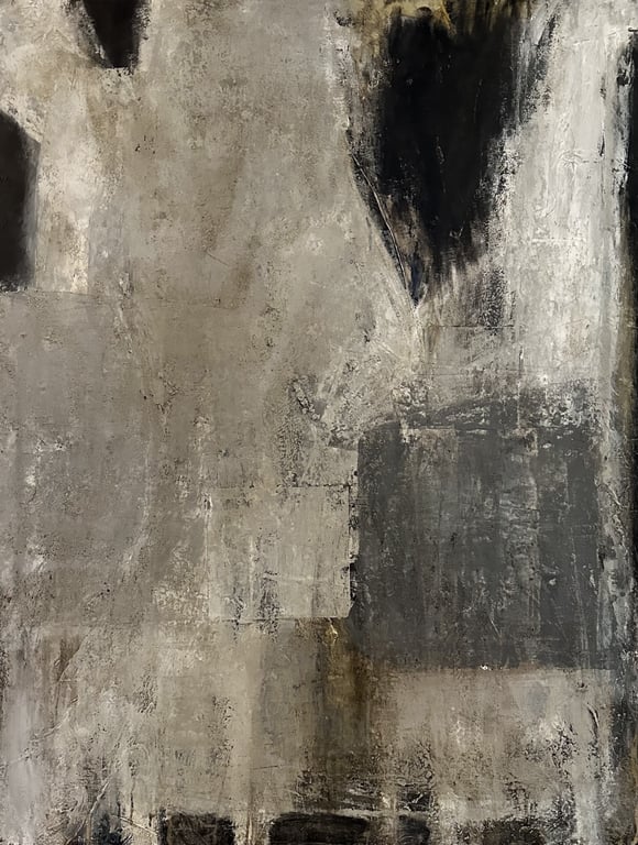 MALERI 90x70 - ROLIGE ØJEBLIKKE billede 2