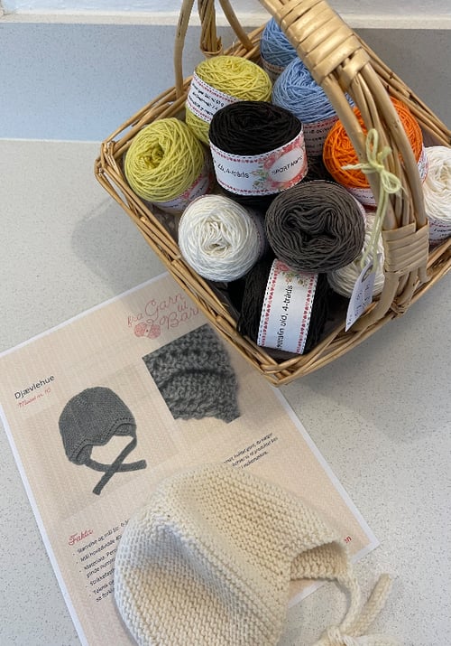 Kit: Djævlehue i 100% extra fin uld 