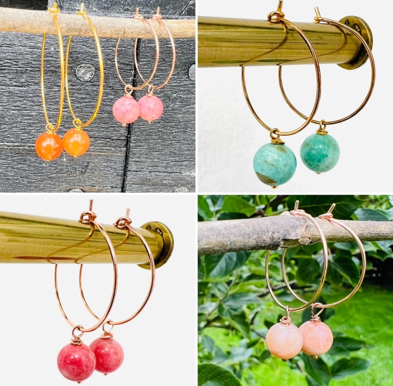 Creoler øreringe- vælg selv din krystal billede 8