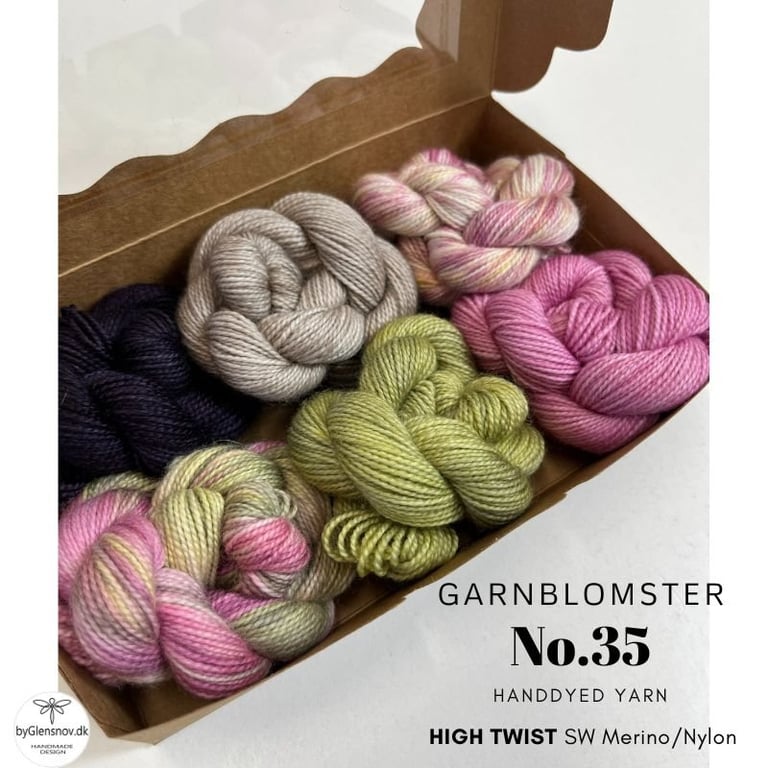 Garnblomster HIGH TWIST no. 35