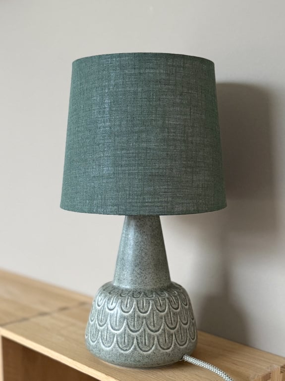 Upcycled vintage bordlampe - Søholm Keramik