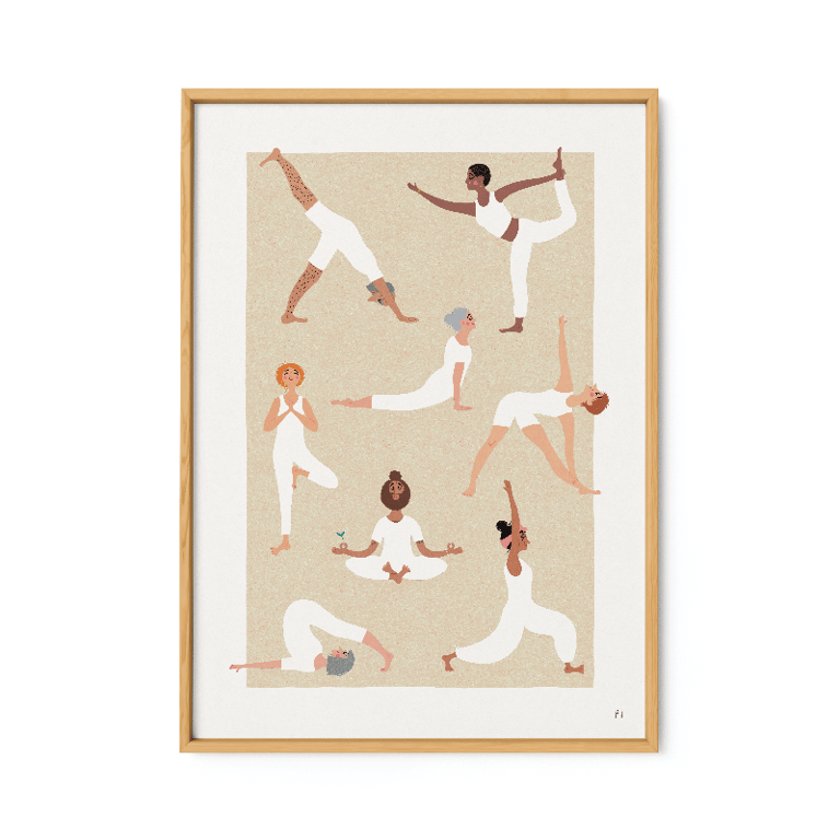 Yogahold – plakat billede 2
