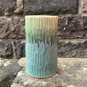 Vase, rillet – produktbillede