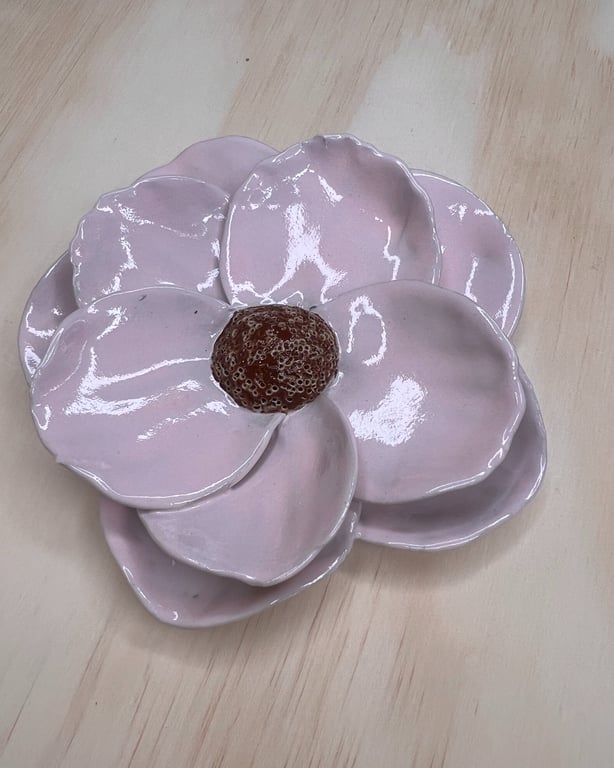 Vægblomst i lyserød  billede 2