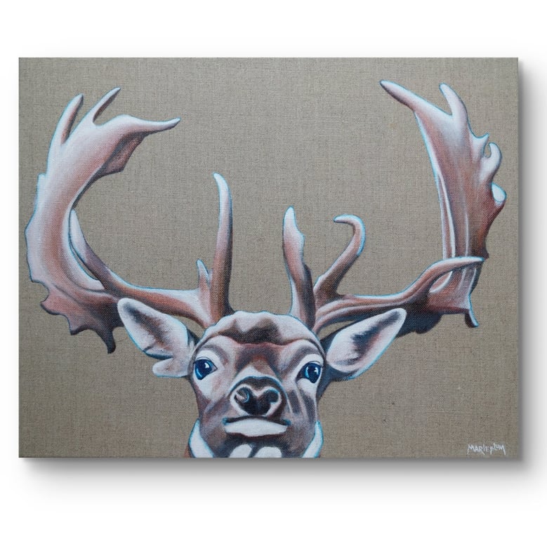 Skovens konge - jeg passer på dig! © 40x50cm 