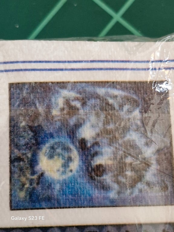 Her er der et pænt nattebilde med nogle ulve og den er 40×50 