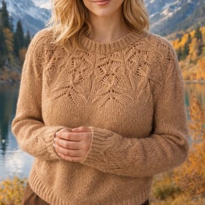 Shiroi Sweater Adult - Strikkeopskrift DANSK PDF – produktbillede