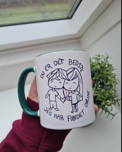 Krus: du er det bedste jeg har fundet online Mørk Grøn