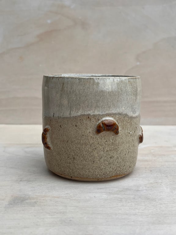 Croissant krus. 340 ml. H: 8,5 cm billede 2