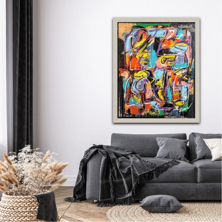#1215  80X100 cm SOLD billede 3
