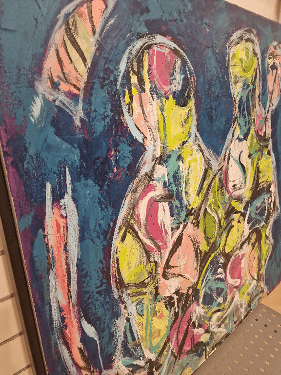 #1247  100x100cm SOLD billede 2