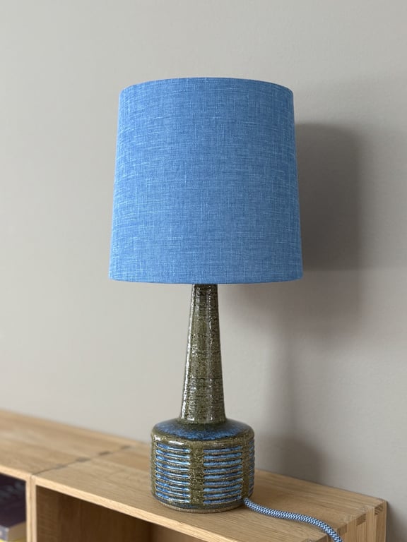 Upcycled vintage bordlampe - Palshus Keramik