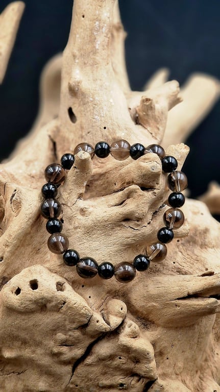 Røgkvarts armbånd