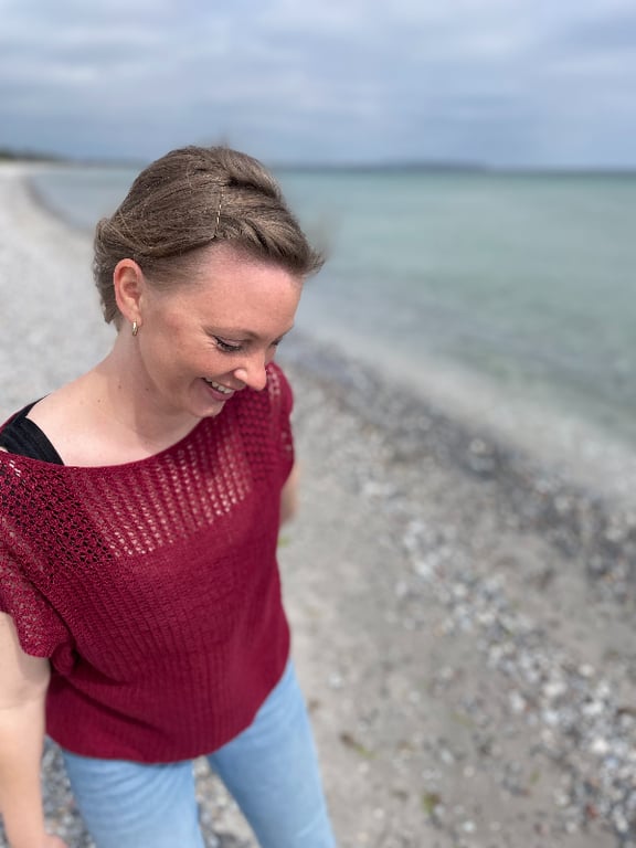 Ebeltoft Summer Top strikkeopskrift billede 9
