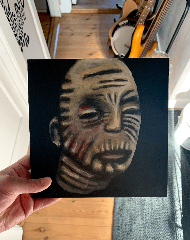 Hoved på træplade billede 2