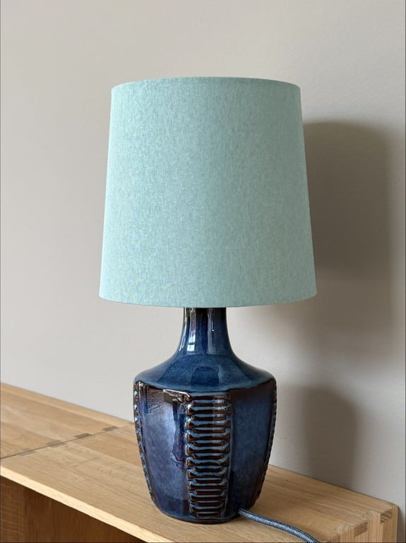 Upcycled vintage bordlampe - Søholm Keramik