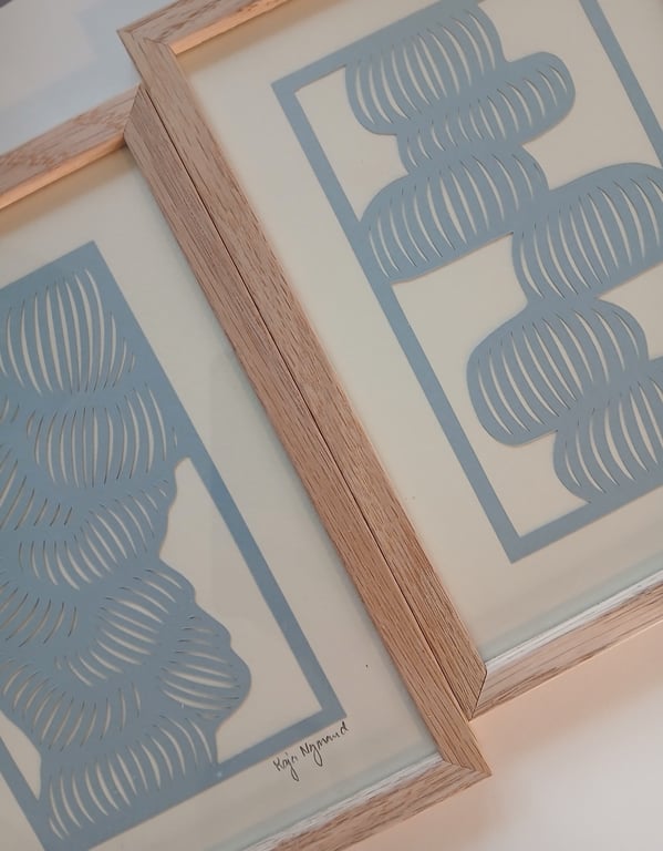 A5 papercut, indrammet  (3)